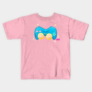 Kawaii Joystick bottle game gamer cute cat pink and blue ❤ ☆ ジョイスティック ☆ ❤ Kids T-Shirt